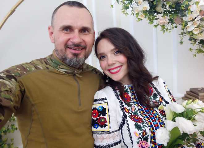 Олег Сенцов и жена