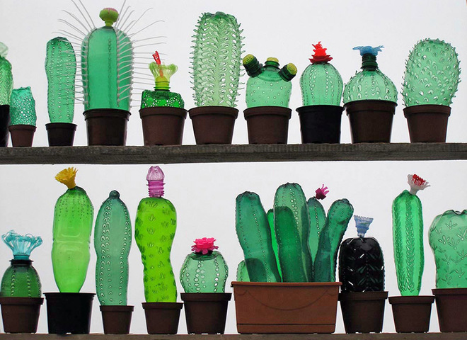 Арт-об'єкти з пластикових пляшок