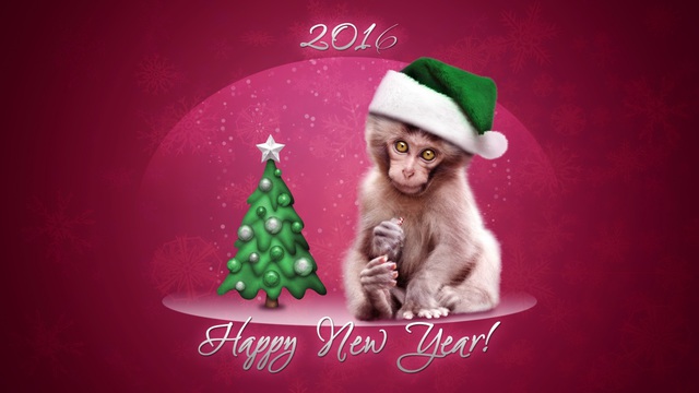 Новый год обезьяны 2016
