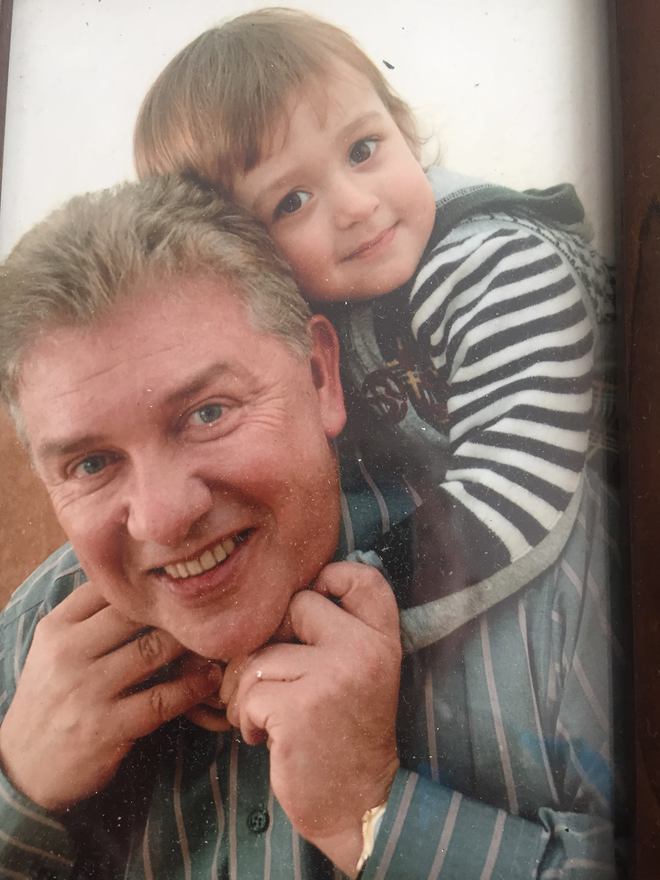 Олег Филимонов с внуком