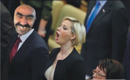 Мега карикатуры на политика блондинку