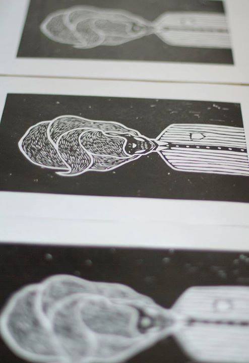 Литограф Алиса Долганникова