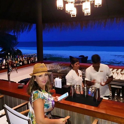 Анфіса Чехова на відпочинку