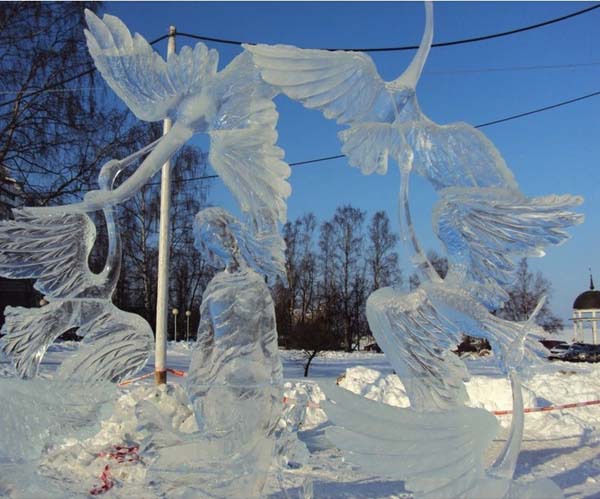 Шедевры ледяной скульптуры