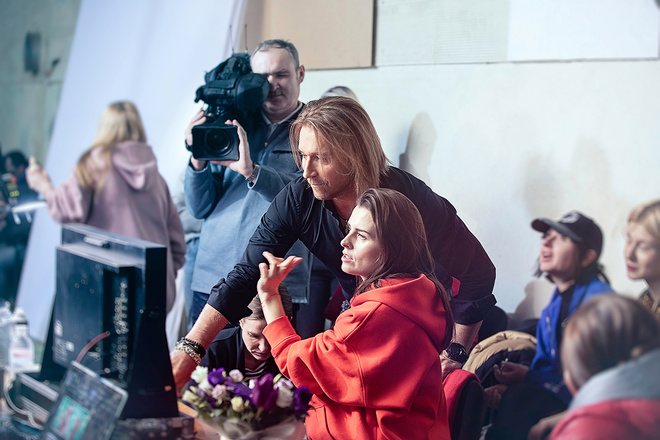 Бэкстейдж клипа Олега Винника "Безумная Любовь"