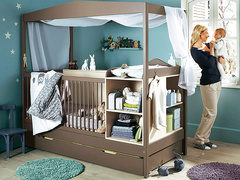 небесно голубые интерьеры