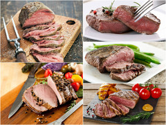 Рай для мясоеда: стейки с разной степенью прожарки