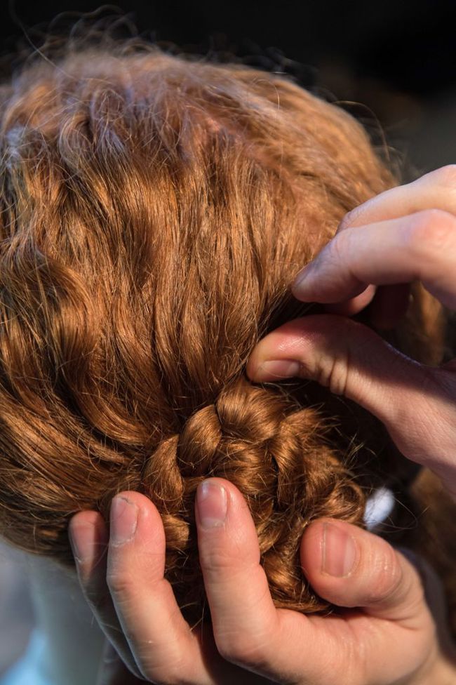 Відтінок бронзи на волоссі