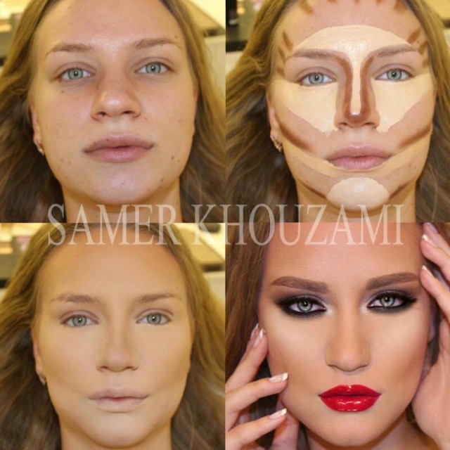 Эффектные перевоплащения с помощью макияжа