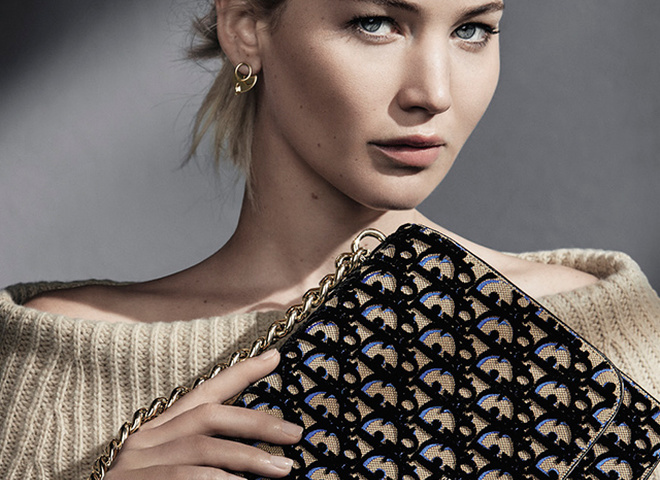 Дженніфер Лоуренс в рекламній кампанії Dior