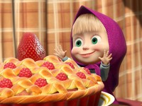 Прикольные обои "Маша и медведь"