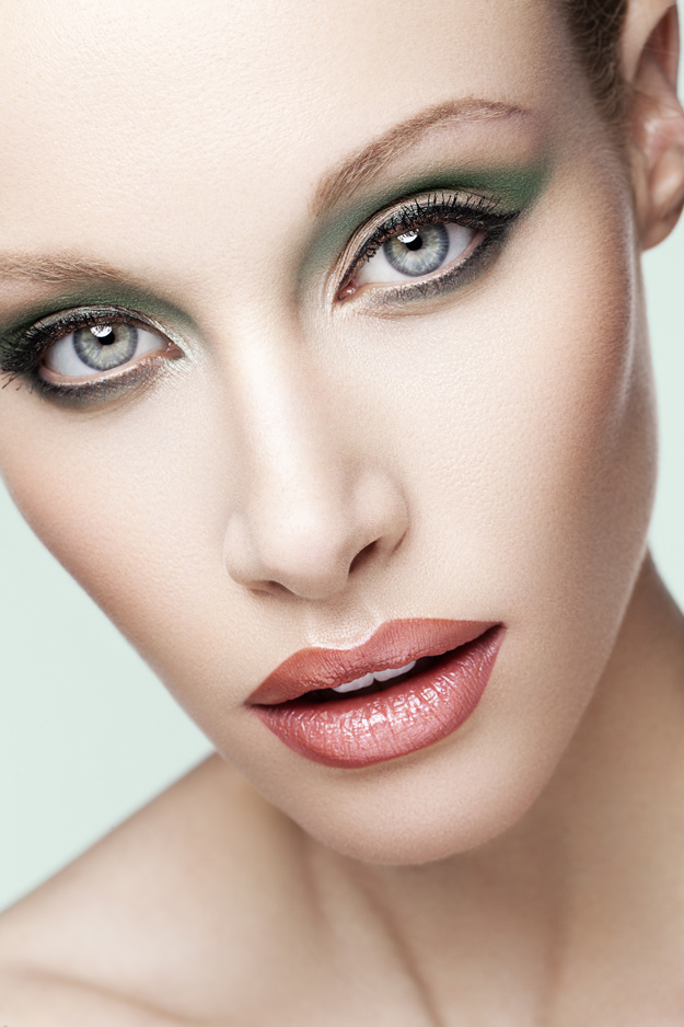 макияж для зеленых глаз