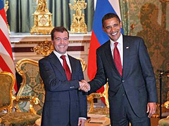 Медведев и Обама