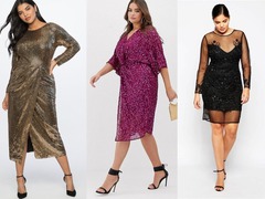 Платье на Новый год 2020 для полных