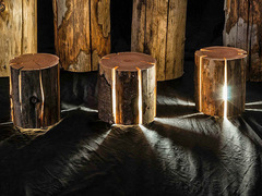 Пни-светильники