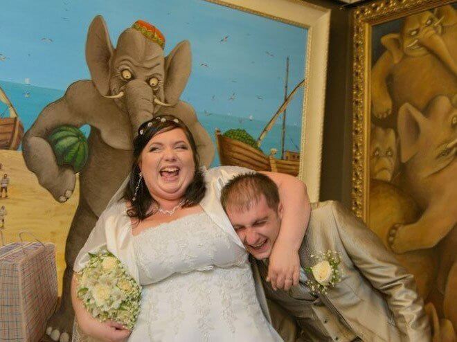 Смешные и странные фото со свадьбы