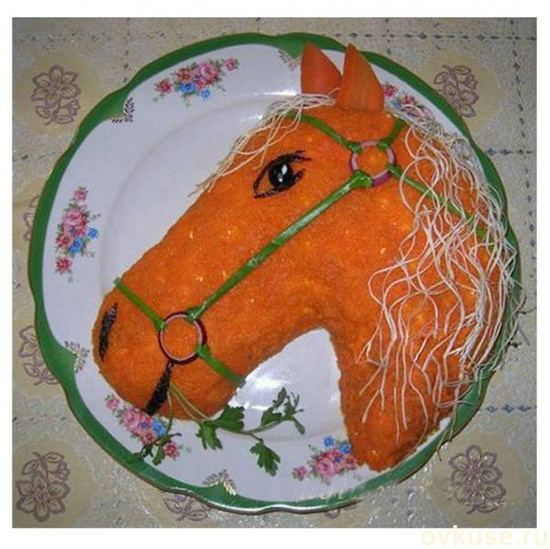 Лошадки на новогодний стол