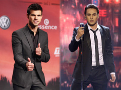 Роман Веремейчик и Тейлор Лотнер