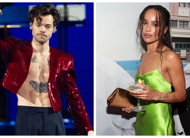 Зої Кравіц спровокувала чутки про заручини з Гаррі Стайлзом