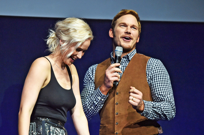 Дженнифер Лоуренс рассказала о любовных сценах с Крисом Прэттом