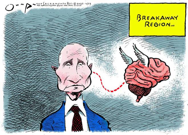 Карикатура: сепаратистский регион