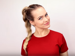 Прическа на День святого Валентина