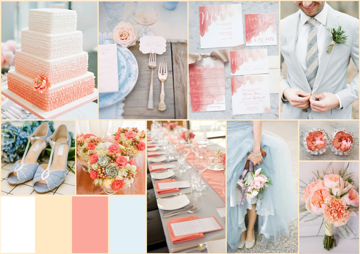 Стильні весільні відтінки: gentle pink