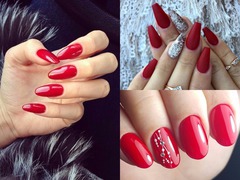 Манікюр на осінь: модні ідеї з червоним відтінком