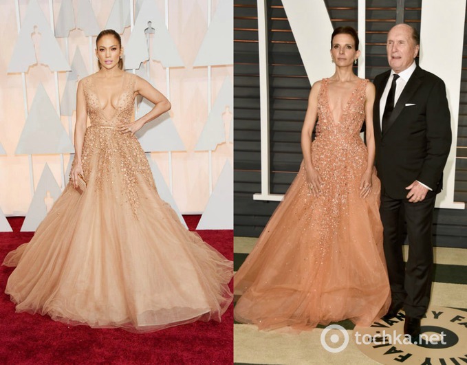 Оскар 2015: однакові сукні зірок колаж