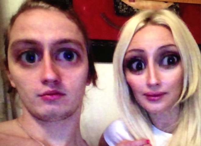 Лера Кудрявцева с мужем