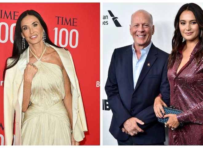 Демі Мур відвідала день народження нинішньої дружини її ексчоловіка Брюса Вілліса