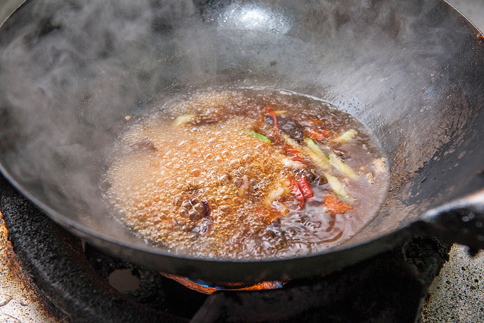 Китайский суп с морепродуктами