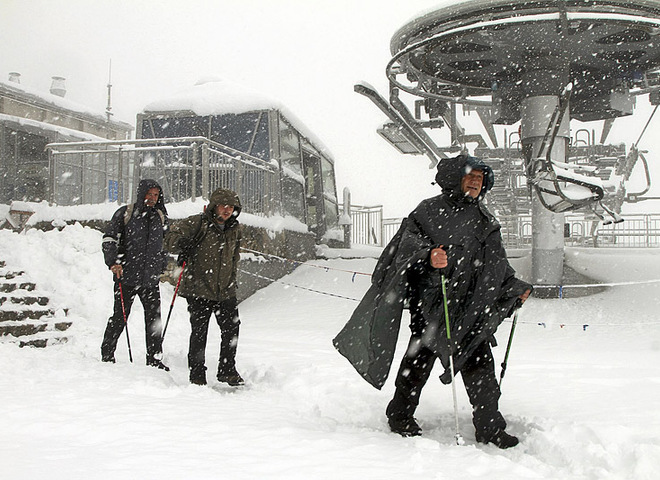Снігопад у Польщі