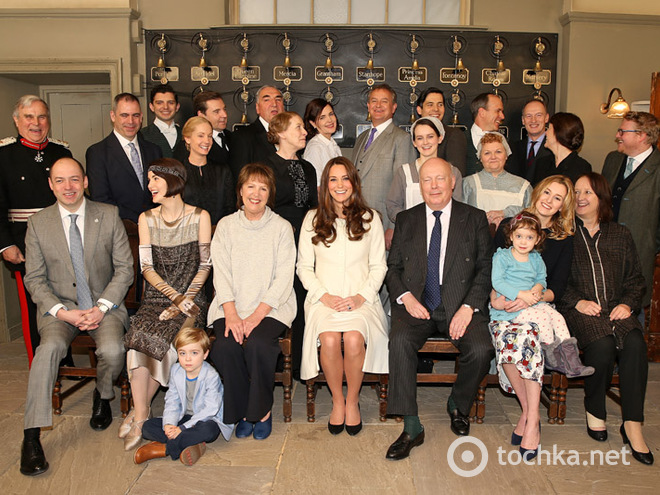 Кейт Миддлтон побывала в Аббатстве Даунтон