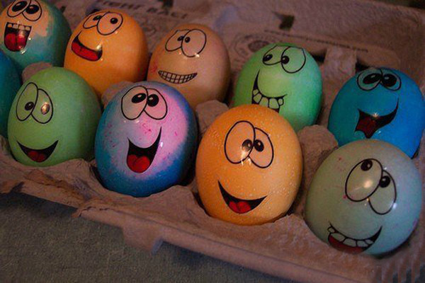 Креативные яйца на Пасху