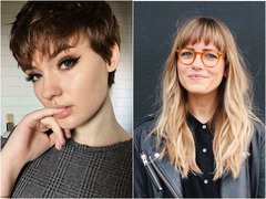 Стрижки з чубчиком на осінь