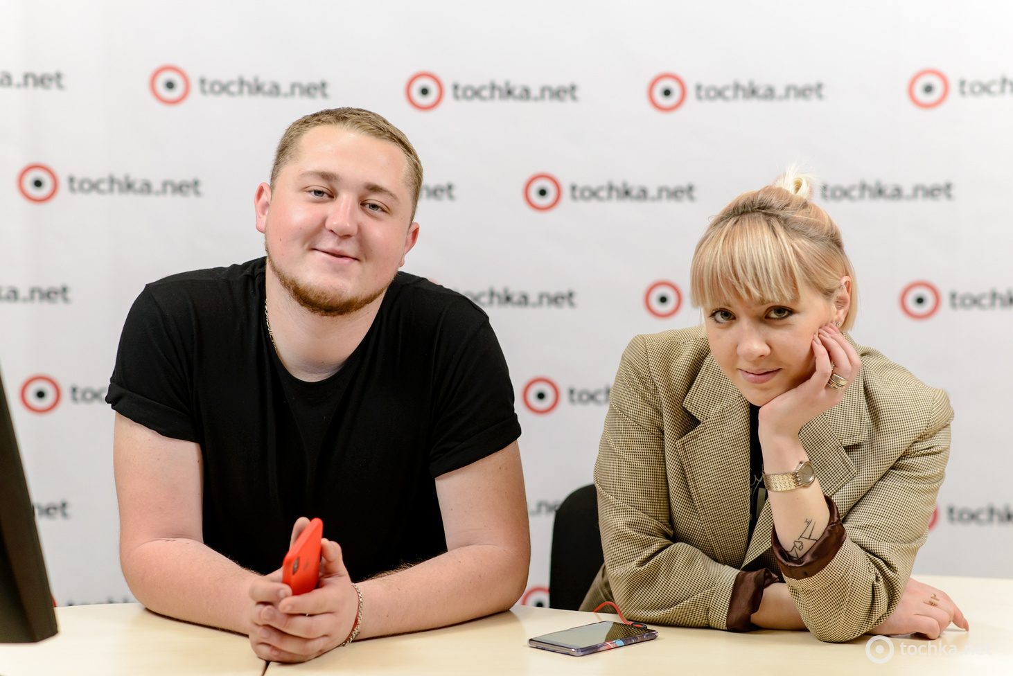 Победители проекта "Подиум" дуэт Середа в гостях tochka.net