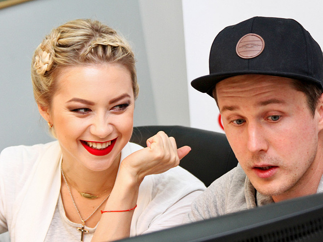 Дима Обризан и Полина Логунова