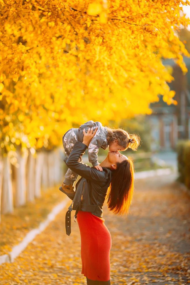 Илона Гвоздева с дочерью Рией