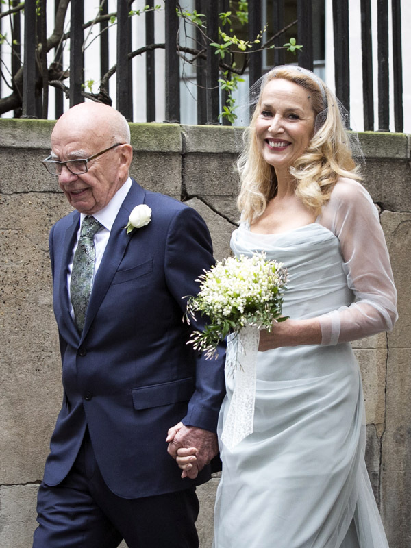 Руперт Мердок и Джерри Холл