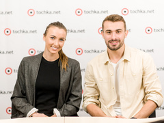 Анна Різатдінова та Олександр Прохоров у гостях у tochka.net