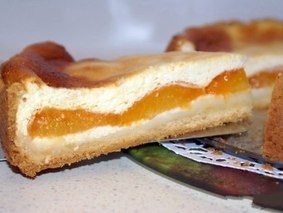 Творожный пирог с абрикосами Творожный пирог с абрикосами