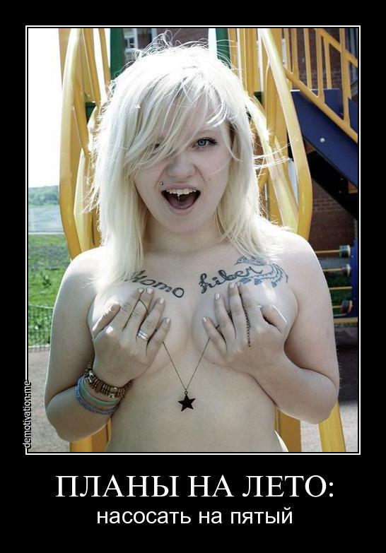 Демотиватор "Планы на лето"