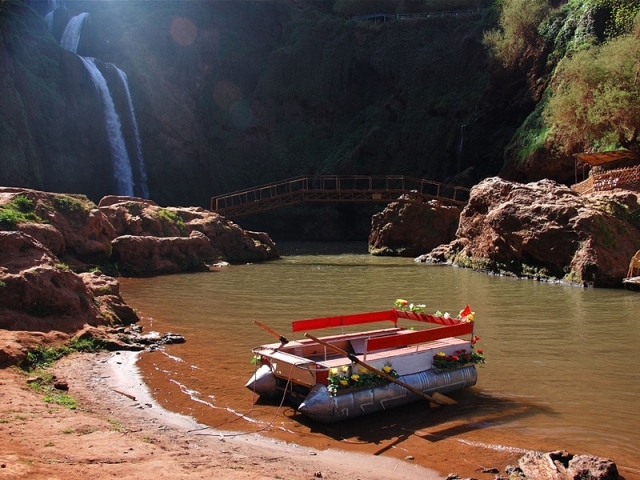 Водопад Узуд в Марокко