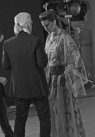 chanel fall winter 2013-14 backstage