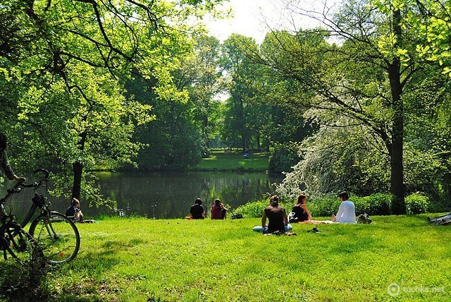 Парк имени Клары Цеткин в Лейпциге