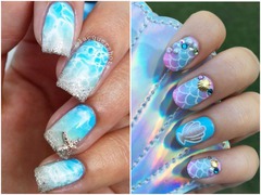 Морський стиль манікюр