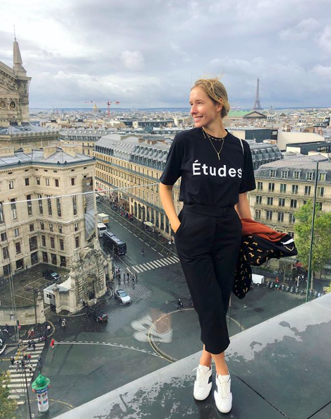 Катя Осадчая в Париже