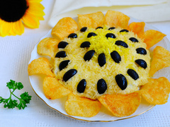 салат подсолнух