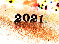 Яркие открытки на Новый год 2021